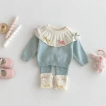 【66-100cm】 リボン セットアップ - 画像 (11)