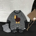 【66-100cm】 アヒル柄 オールインワン - 画像 (4)