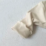 【66-90cm】 リボン フリル襟 ロンパース - 画像 (8)