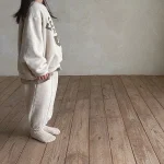 【73-120cm】 英字プリントカジュアル セットアップ - 画像 (16)