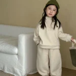 【80-150cm】 フリースボタン付き セットアップ - 画像 (7)