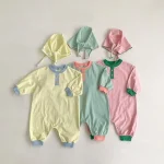 【66-90cm】 ショール付き バイカラー オールインワン
