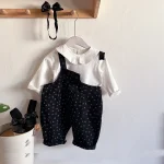 【66-90cm】 小花柄 サロペットORインナーシャツ - 画像 (18)
