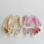 【80-130cm】 笑顔ボーダー セットアップ - 画像 (8)