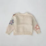 【66-100cm】 フラワー カーディガン - 画像 (8)
