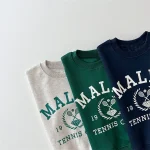 【80-130cm】 英字プリント セットアップ - 画像 (5)