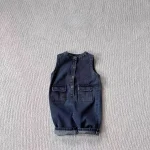 【65-90cm】 ポケット付き オールインワン - 画像 (6)