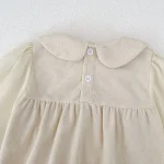 【66-90cm】 ノーカラーコーデュロイ ロンパース - 画像 (16)