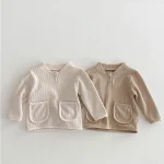 【66-100cm】 ワッフル トップス - 画像 (2)