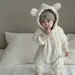 【66-90cm】 キルティング オールインワン - 画像 (3)