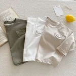 【73-100cm】 ノーカラー トップス - 画像 (4)