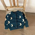【66-100cm】月柄 カーディガン - 画像 (6)