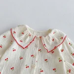 【66-100cm】 チェリープリント セットアップ - 画像 (11)