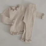 【66-90cm】 ピュア ルームウエア セットアップ - 画像 (7)