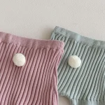 【66-100cm】 フリル トップス ＆ネコ 刺繡 3点セット - 画像 (8)