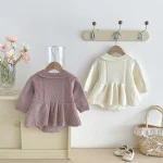【66-100cm】 ワンピース  ゲーブル ロンパース - 画像 (17)