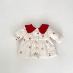 【66-100cm】 キノコ柄 ボア付き アウター - 画像 (5)