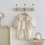 【66-100cm】 チェリープリント セットアップ - 画像 (8)