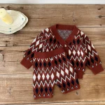 【66-100cm】 ひしがた編み セットアップ - 画像 (6)
