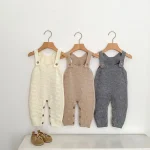 【66-90cm】 シンプル サロペット - 画像 (4)