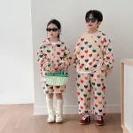 【90-150cm】ハート姉妹兄弟コーデ セットアップ - 画像 (9)