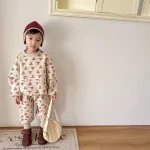 【80-130cm】 葉柄ボア セットアップ - 画像 (2)