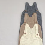 【66-90cm】 シンプル サロペット - 画像 (7)