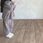 【73-120cm】 英字プリントカジュアル セットアップ - 画像 (13)