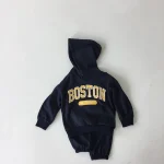 【80-130cm】 英字プリント セットアップ - 画像 (6)