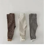【73-120cm】 ドットorチェック レギンス - 画像 (8)