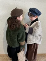 【80-140cm】 ミックス ボア アウター - 画像 (3)