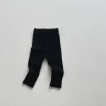 【80-130cm】韓国風 ボーダー レギンス - 画像 (6)
