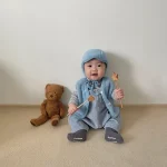【66-90cm】 帽子付き ボア ベスト - 画像 (4)