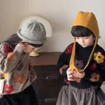【80-140cm】 花柄 セーター - 画像 (5)