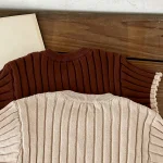 【66-90cm】 ニット リブ セットアップ - 画像 (11)