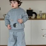 【73-110cm】 カートゥーン ボア付き セットアップ - 画像 (4)