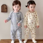 【66-100cm】 ヨーロッパ風 小花柄 オールインワン - 画像 (17)