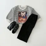 【80-130cm】 犬柄 プルオーバー トレーナー - 画像 (10)