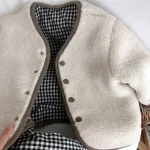 【80-130cm】 チェック リバーシブルジャケット - 画像 (7)