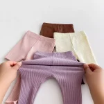 【66-100cm】 ノーカラー リブ レギンス - 画像 (10)