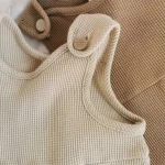 【80-130cm】 レトロ シンプル サロペット - 画像 (9)