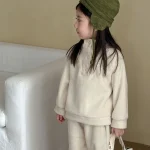 【80-150cm】 フリースボタン付き セットアップ - 画像 (9)