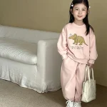 【80-150cm】 恐竜柄 セットアップ - 画像 (5)