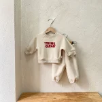 【73-100cm】 英字プリント セットアップ - 画像 (8)