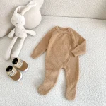 【66-90cm】熊デザイン オールインワン - 画像 (5)