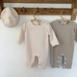 【66-100cm】 フリル襟 ワッフル オールインワン - 画像 (5)