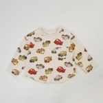 【80-130cm】 カートゥーン 車柄 トップス - 画像 (8)