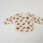 【80-130cm】 カートゥーン 車柄 トップス - 画像 (10)