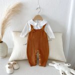 【66-100cm】 シンプル ニット サロペット or インナーシャツ - 画像 (13)