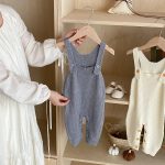 【66-100cm】 シンプル ニット サロペット or インナーシャツ - 画像 (17)
